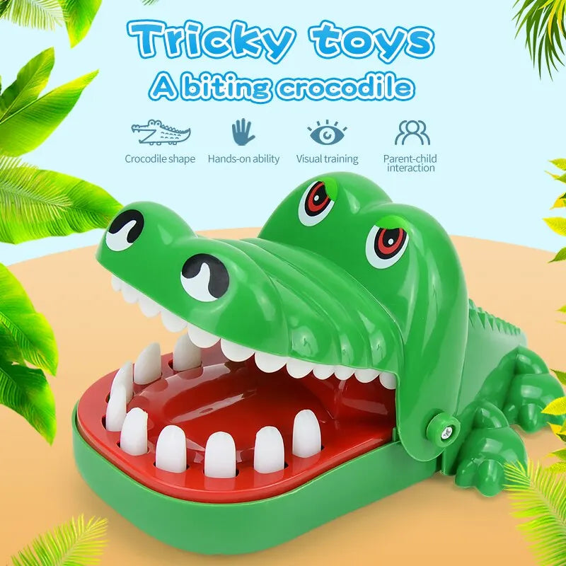 Crocodile Dentist Game for Kids – Alligator Biting Finger Toy, Fun Interactive Party Prank Game for Children & Adults - Premium game from Lizard Vigilante - Just $18.88! Shop now at Lizard Vigilante