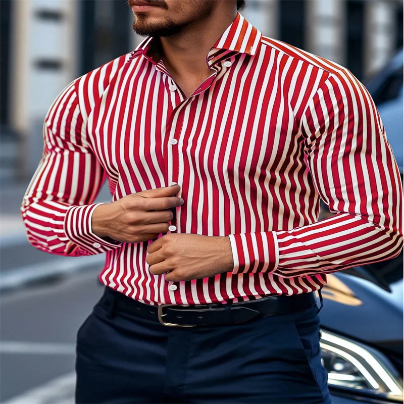 Royal Vice Men’s Luxury Striped Silk Shirt – Business Rebel Fit Up To 6XL - Premium shirt from dsers - Just $23.99! Shop now at Lizard Vigilante