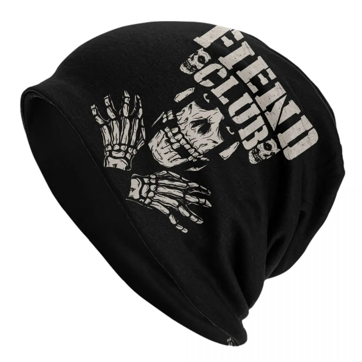 Custom Punk Rock Band Misfits Beanie - Unisex Winter Warm Knit Hat - Premium skull cap from Lizard Vigilante - Just $18.88! Shop now at Lizard Vigilante