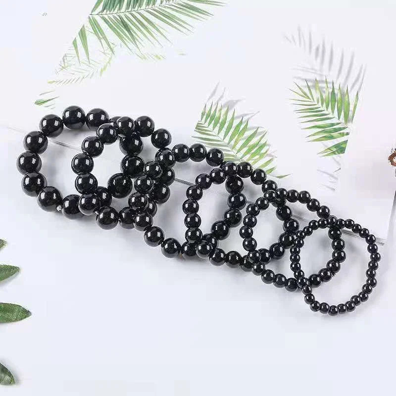 Magical Black Obsidian Natural Stone Bracelet - Promote Blood Circulation & Anti-Anxiety - Premium Bracelet from Lizard Vigilante - Just $18.88! Shop now at Lizard Vigilante