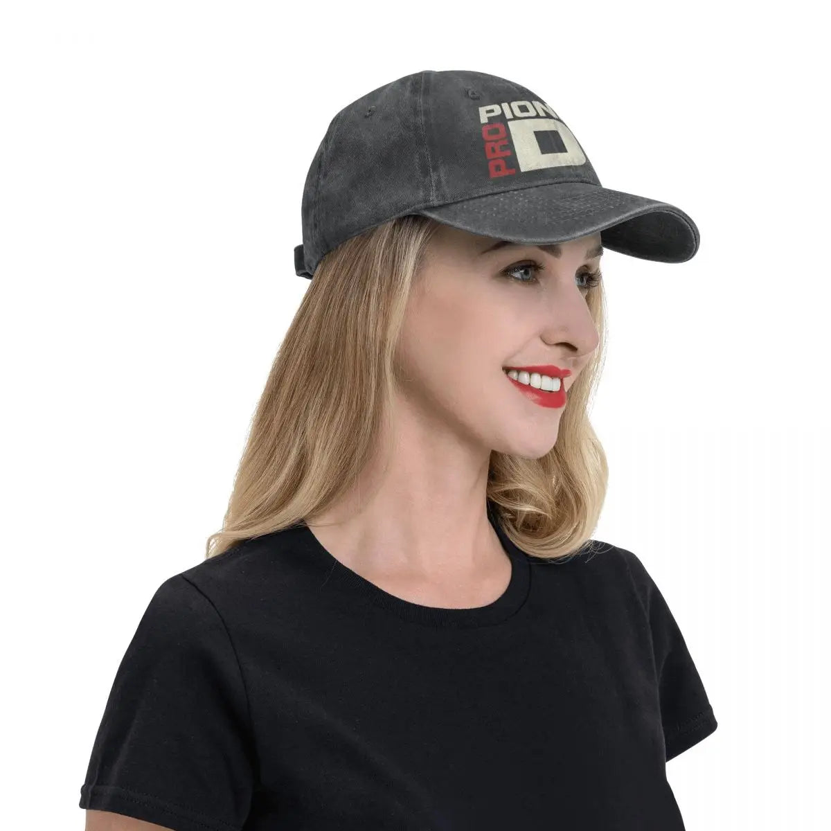 Pioneers DJ Pro Denim Baseball Cap - Custom Logo Trucker Hat for Stylish Sun Protection - Premium hat from Lizard Vigilante - Just $24.88! Shop now at Lizard Vigilante