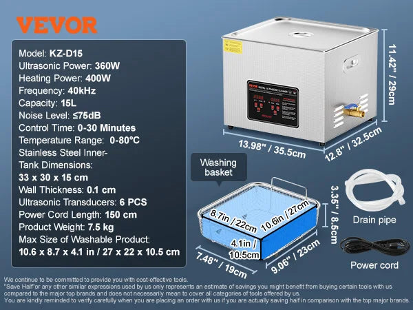 Dirty Deeds Deep-Clean Machine – Stainless Sonic Blaster by SucceBuy