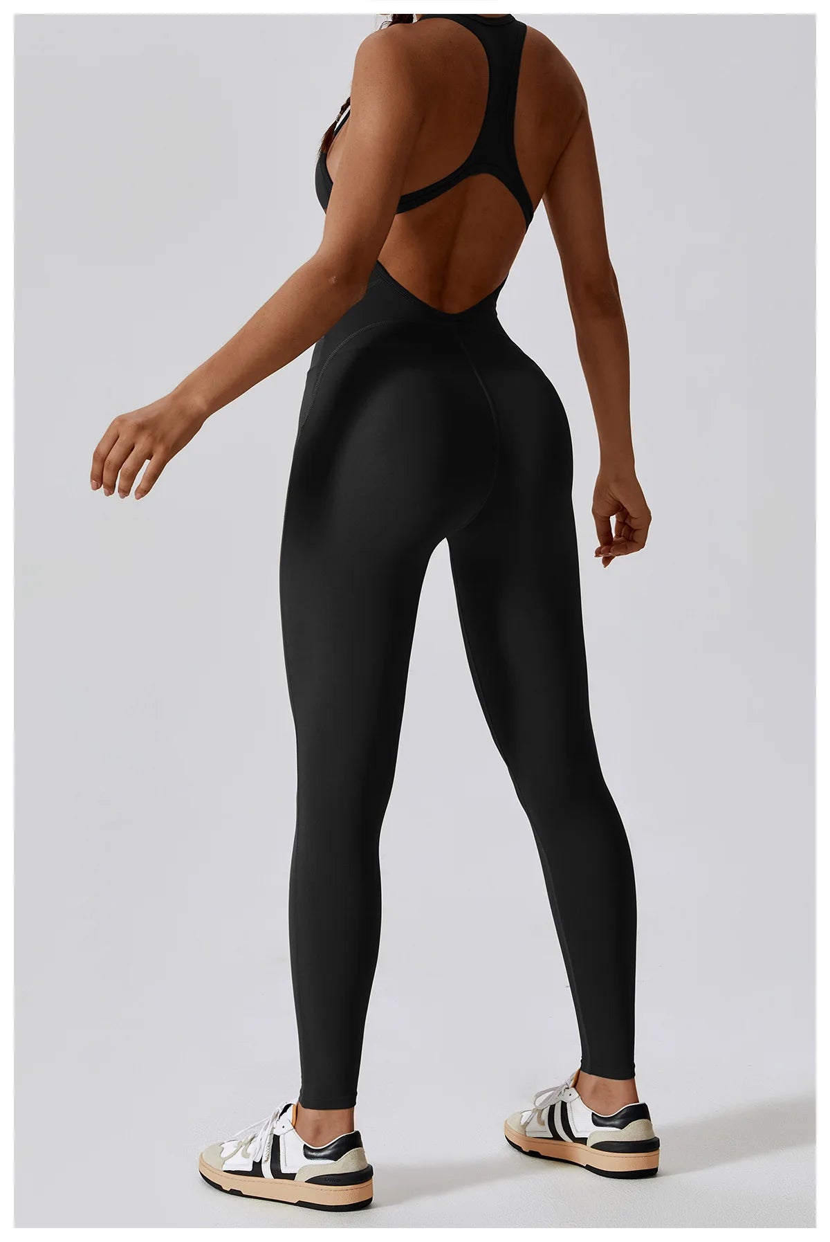 Seamless Yoga Jumpsuit - All-in-One Workout Outfit for Women - Premium bodysuit from Lizard Vigilante - Just $38.88! Shop now at Lizard Vigilante