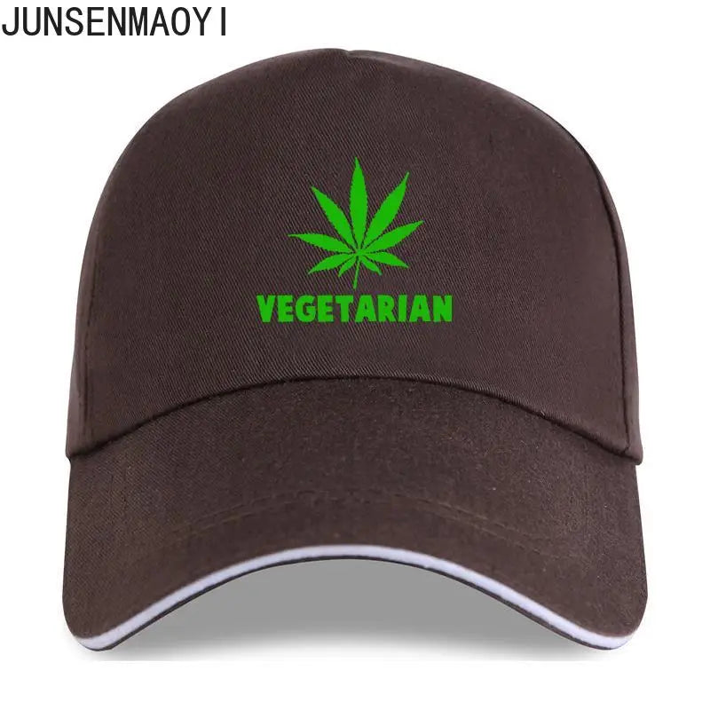 Vegetarian Weed Gift - Unisex Baseball Cap with Hemp Leaf - Premium baseball cap from dsers - Just $19.88! Shop now at Lizard Vigilante