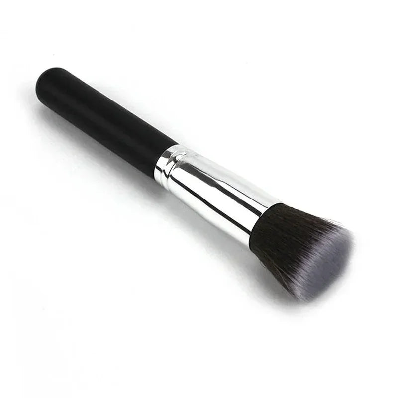 Face Cosmetic Kabuki Foundation Tool Powder Makeup Brush Flat Top Foundation Easy to Wear Powder Cosmetic Brushes Tool