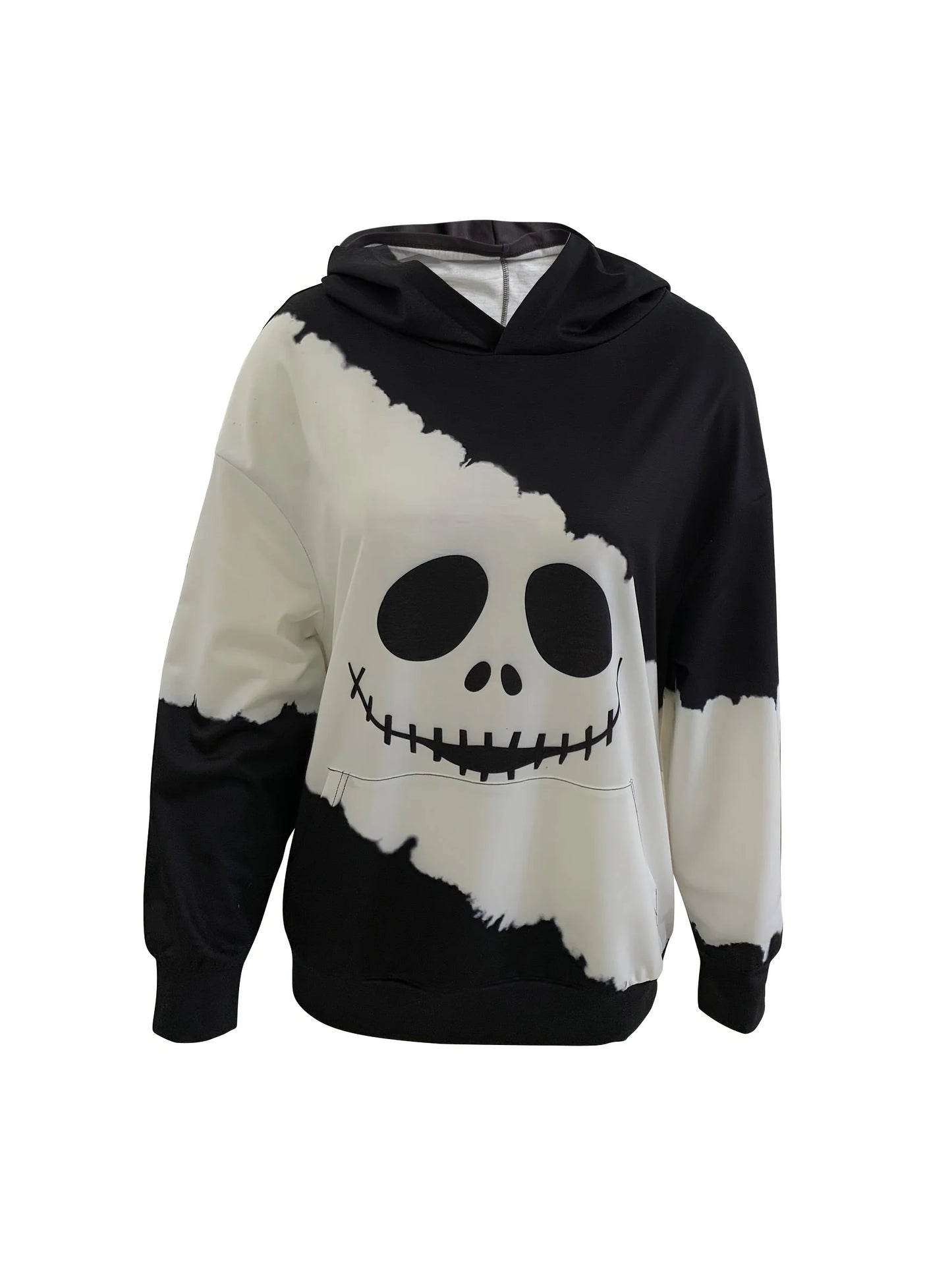 Nightmare Before Christmas Hoodie Men Women Classic Movies Pullover Sweatshirt Vintage Streetwear Fleece Sweater Halloween - Premium Long-sleeve hoodie from Lizard Vigilante - Just $49.99! Shop now at Lizard Vigilante