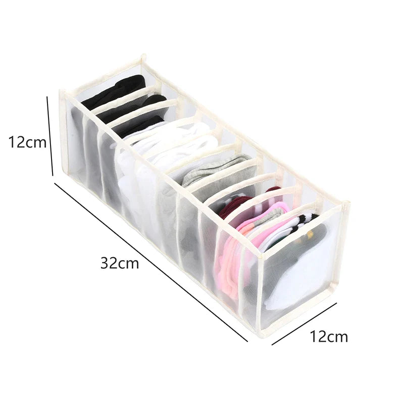 Fabric Underwear Bra Storage Box Underwear Sorting Box Panty Socks Compartment Storage Box Drawer Organizer Home Storage