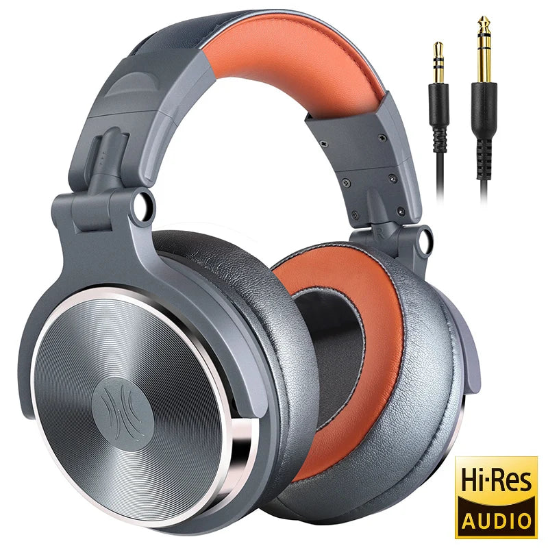 Oneodio Professional Studio Pro DJ Headphones with Microphone - Over-Ear HiFi Monitor Headset for Music, Phone, and PC - Premium headphones from Lizard Vigilante - Just $59.99! Shop now at Lizard Vigilante