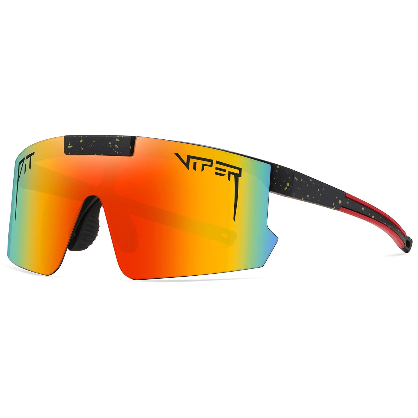 Pit Viper flip-up downforce sport sunglasses – heavy metal cycling eyewear for men and women, UV400 baseball & driving shades