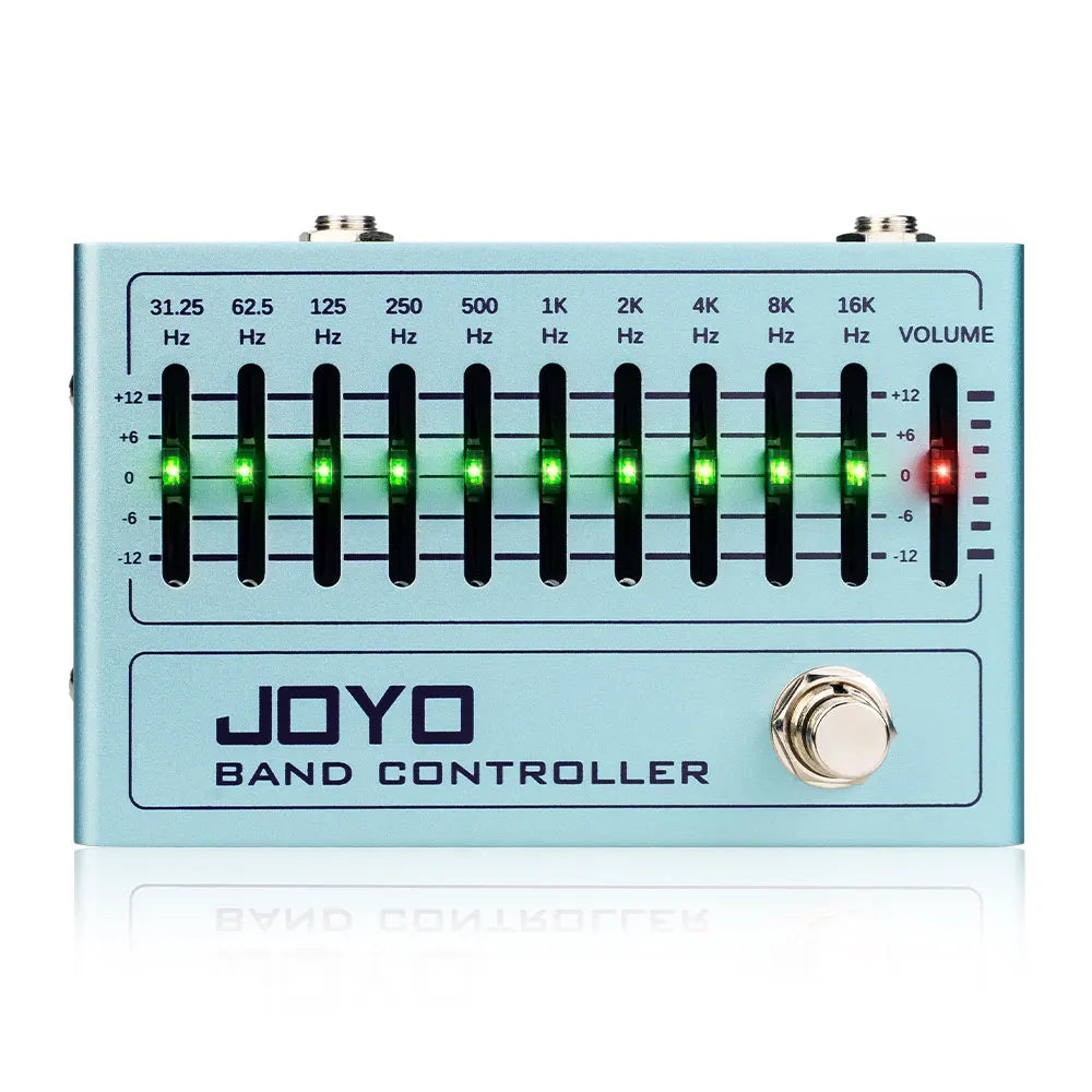 JOYO R-12 Band Controller EQ Pedal — 10-Band Frequency Assassin for Bass & Guitar | 31Hz-16kHz Tone Precision Weapon