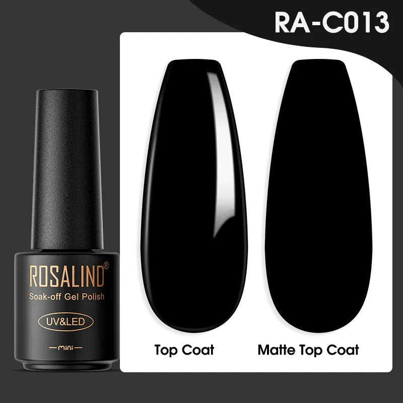 ROSALIND Gel Nail Polish Lamp All For Nails Art Manicure With Matt Base Top Coat Semi Permanant Gellak Nail Gel Polish Varnishes
