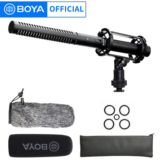 BOYA BY-BM6060L "Bulletproof Broadcast" Shotgun Mic — Precision Sound for Filmmakers, Rebels & Audio Assassins