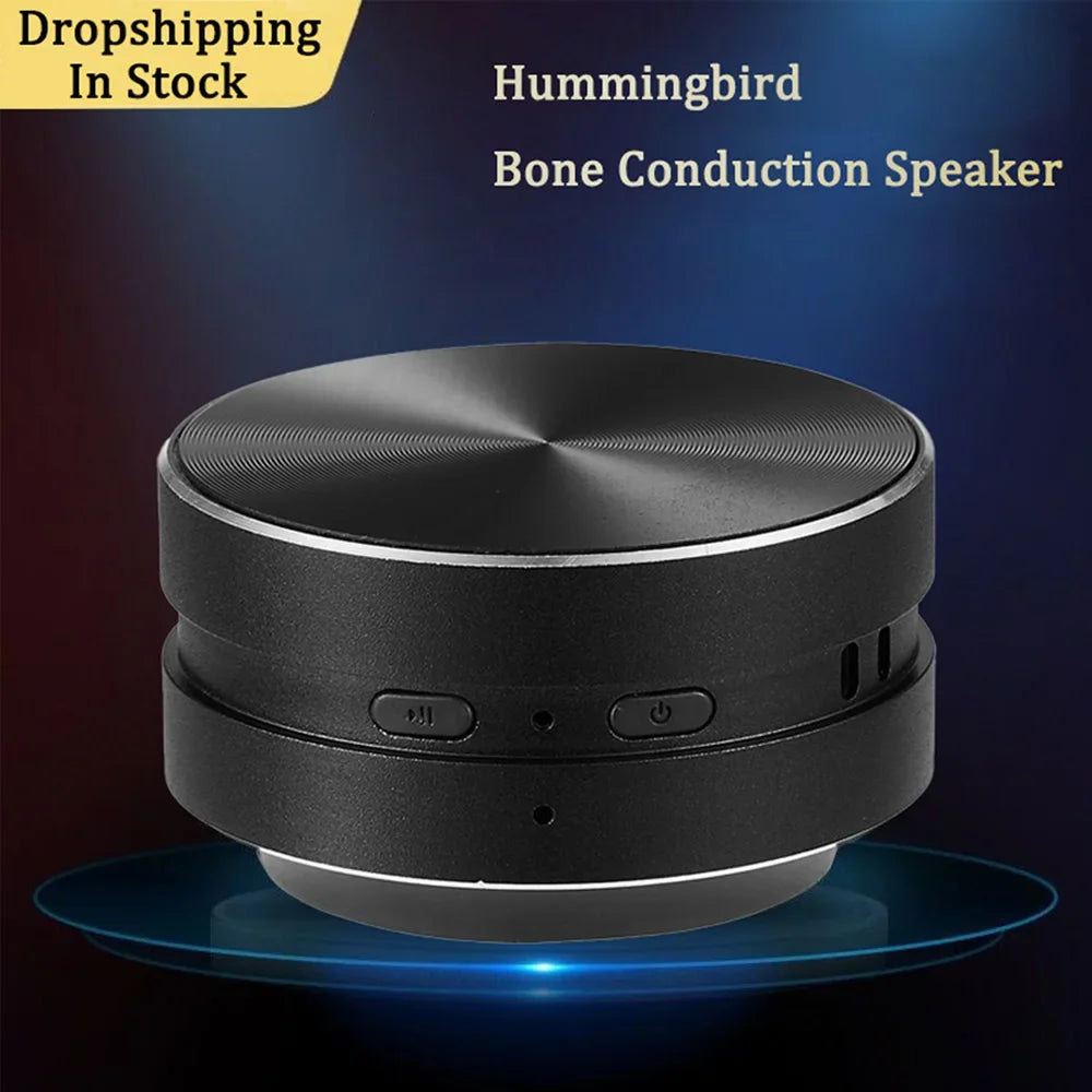 2025 Hot Bone Conduction Speaker Bluetooth-Compatible TWS Wireless Stereo Sound Hummingbird Speaker With FM Radio Dropshipping