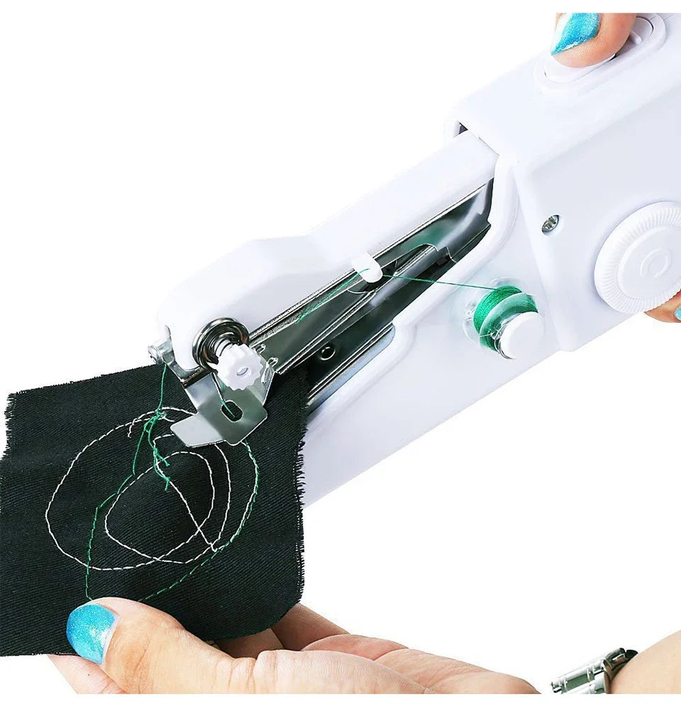 Lizard Vigilante Handheld Mini Sewing Machine – Portable Manual Stitcher for Quick Repairs, Travel & DIY Needlework - Premium sewing machine from dsers - Just $22.22! Shop now at Lizard Vigilante