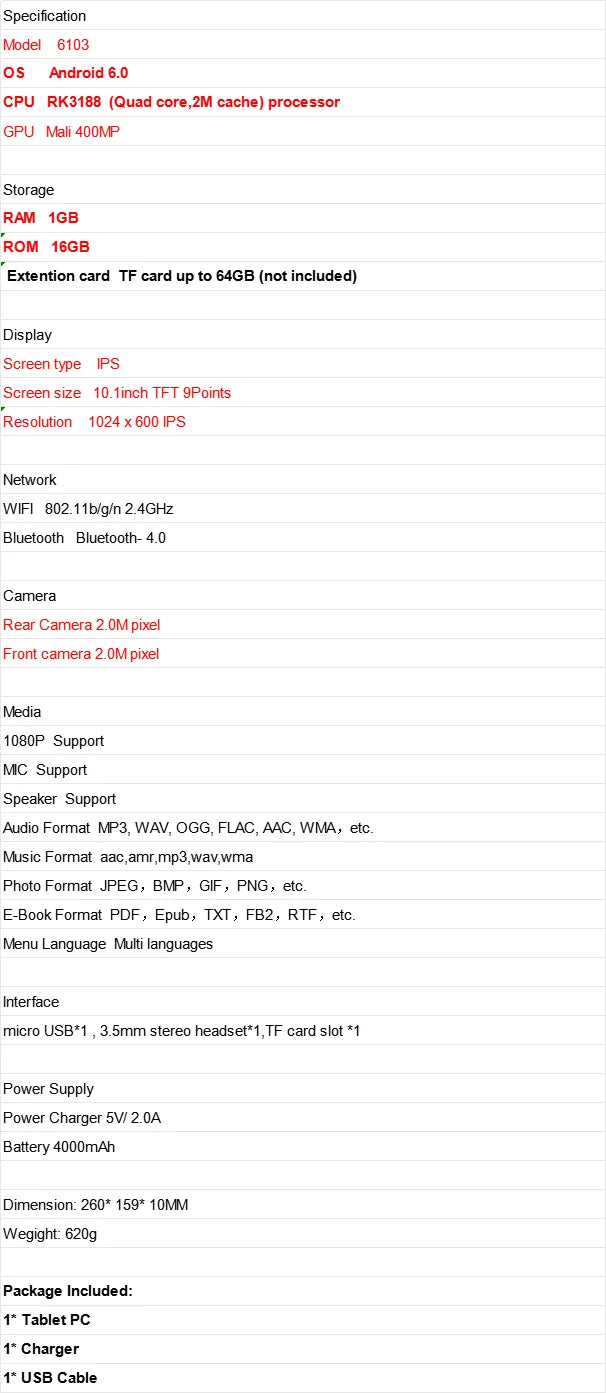 Hot Sales 10.1 INCH T4-129L Tablet PC 3GB RAM 32GB ROM Android 9.0 MTK8765 Quad Core 1280 x 800 pixels WIFI