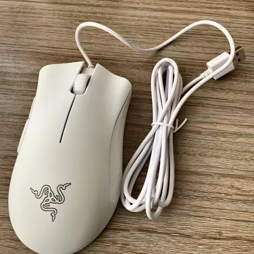 Original Razer Wired Gaming Mouse Optical Sensor 6400 DPI Gaming Mouse For Laptop Optical Mouse Light Speed Mouse