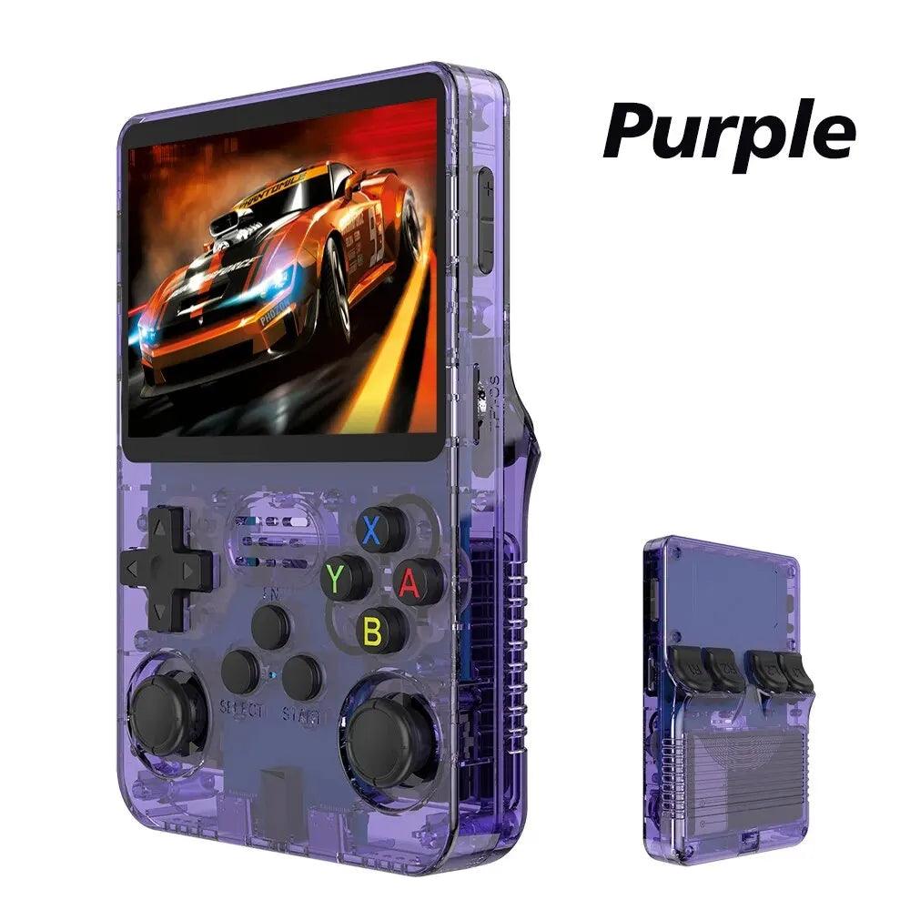 Open Source R36S Retro Handheld Video Game Console Linux System 3.5 Inch IPS Screen Portable Pocket Video Player R35S 64GB Games - Lizard Vigilante