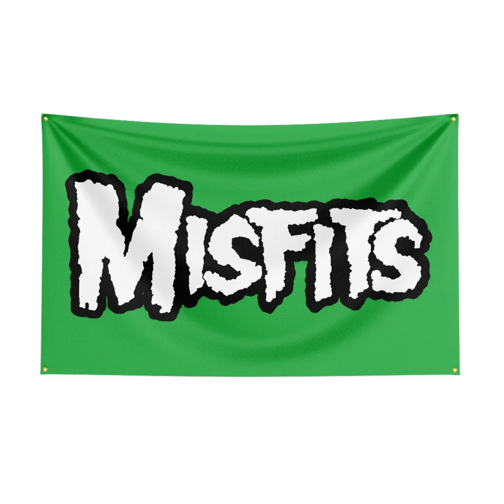 3x5 Ft Punk Band The Misfits Flag – Polyester Digital Printing Banner for Bedroom, Wall Art, Outdoor Tapestry Decoration - Premium flag from Lizard Vigilante - Just $17.99! Shop now at Lizard Vigilante