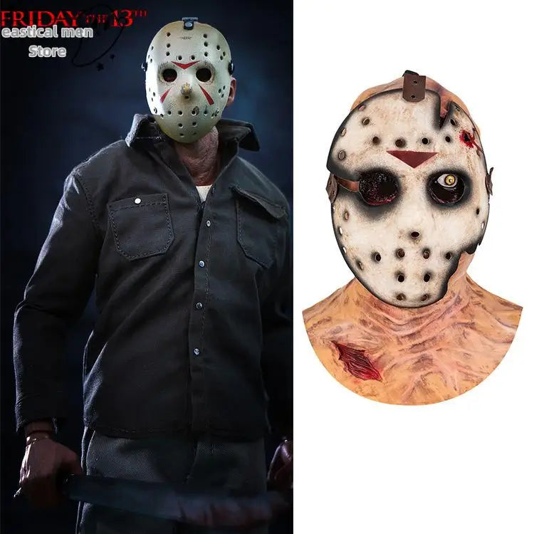 Crystal Lake Midnight Slasher Mask: Jason-Grade Horror Carnival Cosplay By Lizard Vigilante
