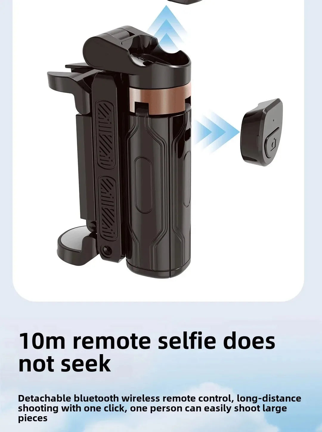 “SHOTGUN GLAM” – Super Mini 4-in-1 Selfie Stick Tripod Handle for iPhone & Android | Pocket-Sized Bluetooth Remote Weapon for Live Streams, Vlogs & Tour Mayhem - Premium tripod selfie stick from dsers - Just $24.99! Shop now at Lizard Vigilante