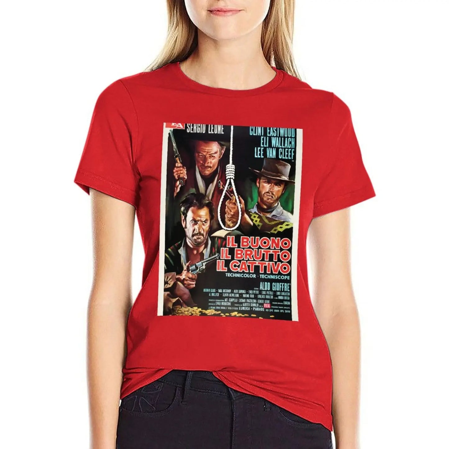 The Good, The Bad, and The Ugly 1966 Western T-Shirt – Clint Eastwood, Lee Van Cleef, Eli Wallach Graphic Tee - Premium T-Shirt from Lizard Vigilante - Just $28.88! Shop now at Lizard Vigilante