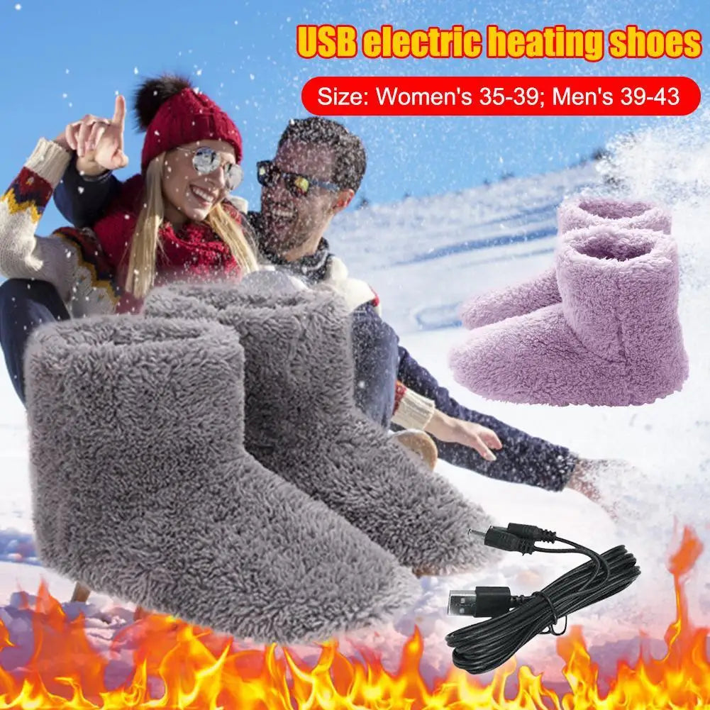 USB Heated Winter Boots | Warm, Comfortable, and Stylish - Premium heated boots from Lizard Vigilante - Just $32.88! Shop now at Lizard Vigilante