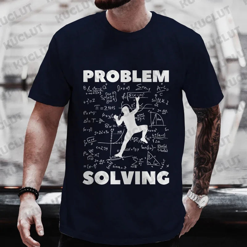 Cliff Chaos Problem Solver Street Climber Tee