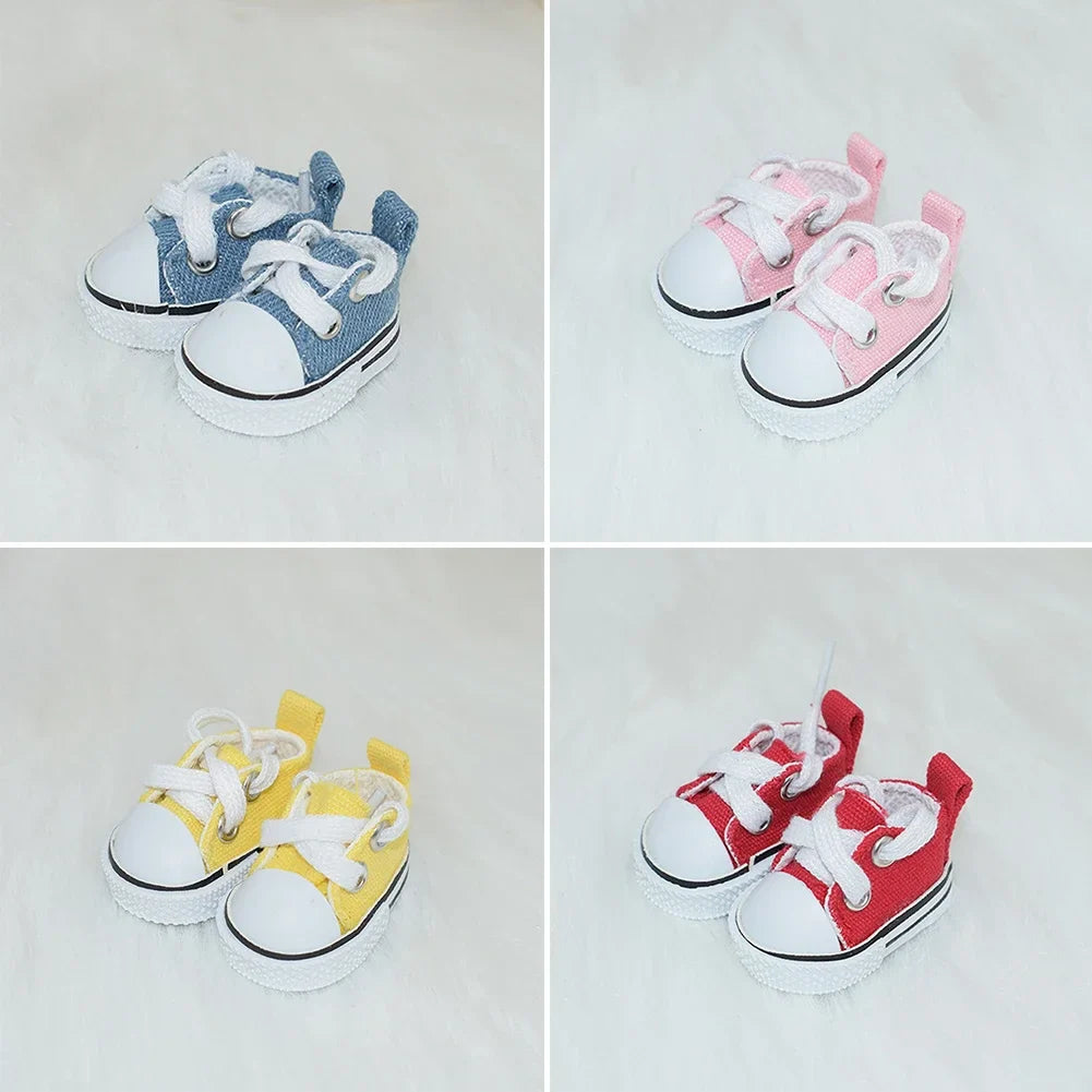 Labubu 17cm Cotton Dolls Shoes Toys Casual Sports Shoes Dolls Accessories for Labubu Outfits