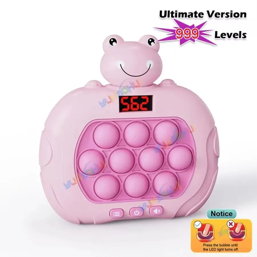 999 Levels Electronic Pop Light Quick Push Game Console - Premium game from Lizard Vigilante - Just $19.88! Shop now at Lizard Vigilante