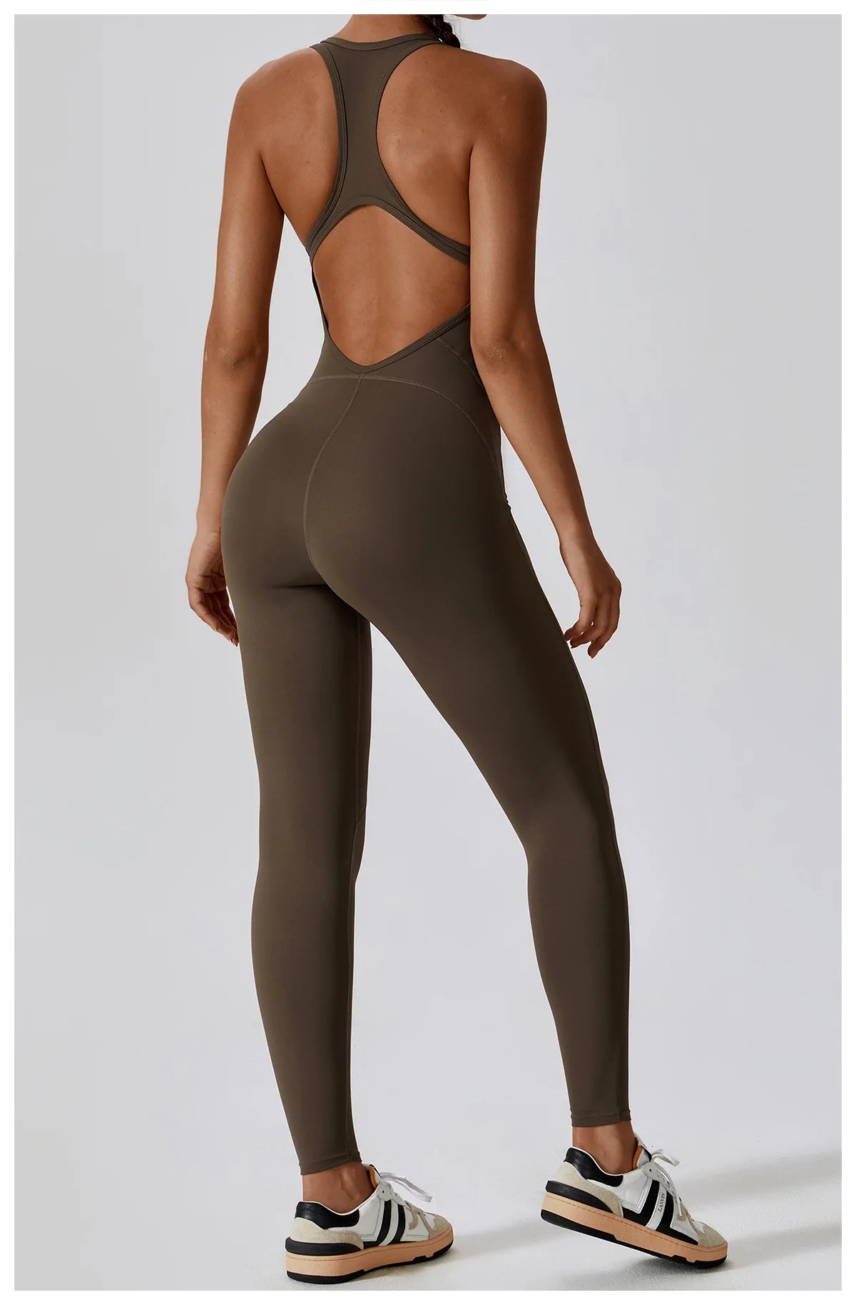 Seamless Yoga Jumpsuit - All-in-One Workout Outfit for Women - Premium bodysuit from Lizard Vigilante - Just $38.88! Shop now at Lizard Vigilante