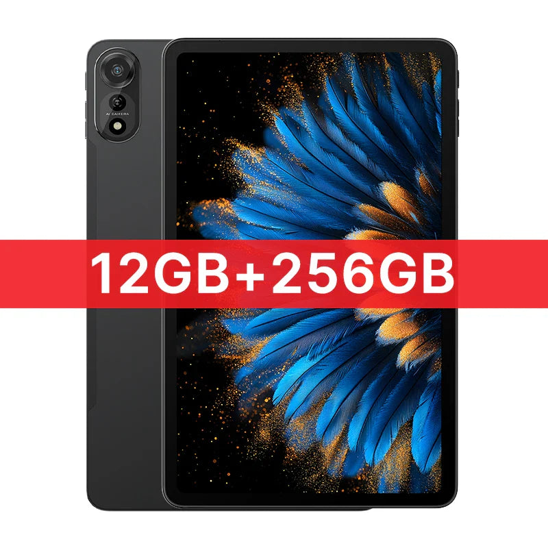 Blackview MEGA 2 Tablets 12 inch 2K Display Widevine L1 24GB(8+16) Android 15 256GB 9000mAh AI Main Camera Pad PC