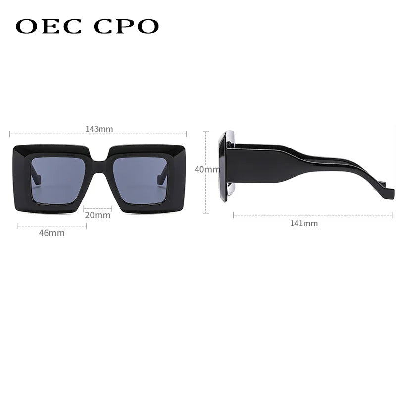 VOLT//BLOK 2025 PunkSquare UV400 Shades — Oversized Futurist Goggle Sunglasses for Women & Men | Cyber-Street Retro Eyewear, Photochromic Anti-Reflective Fashion Bomb - Premium shades from dsers - Just $15.99! Shop now at Lizard Vigilante