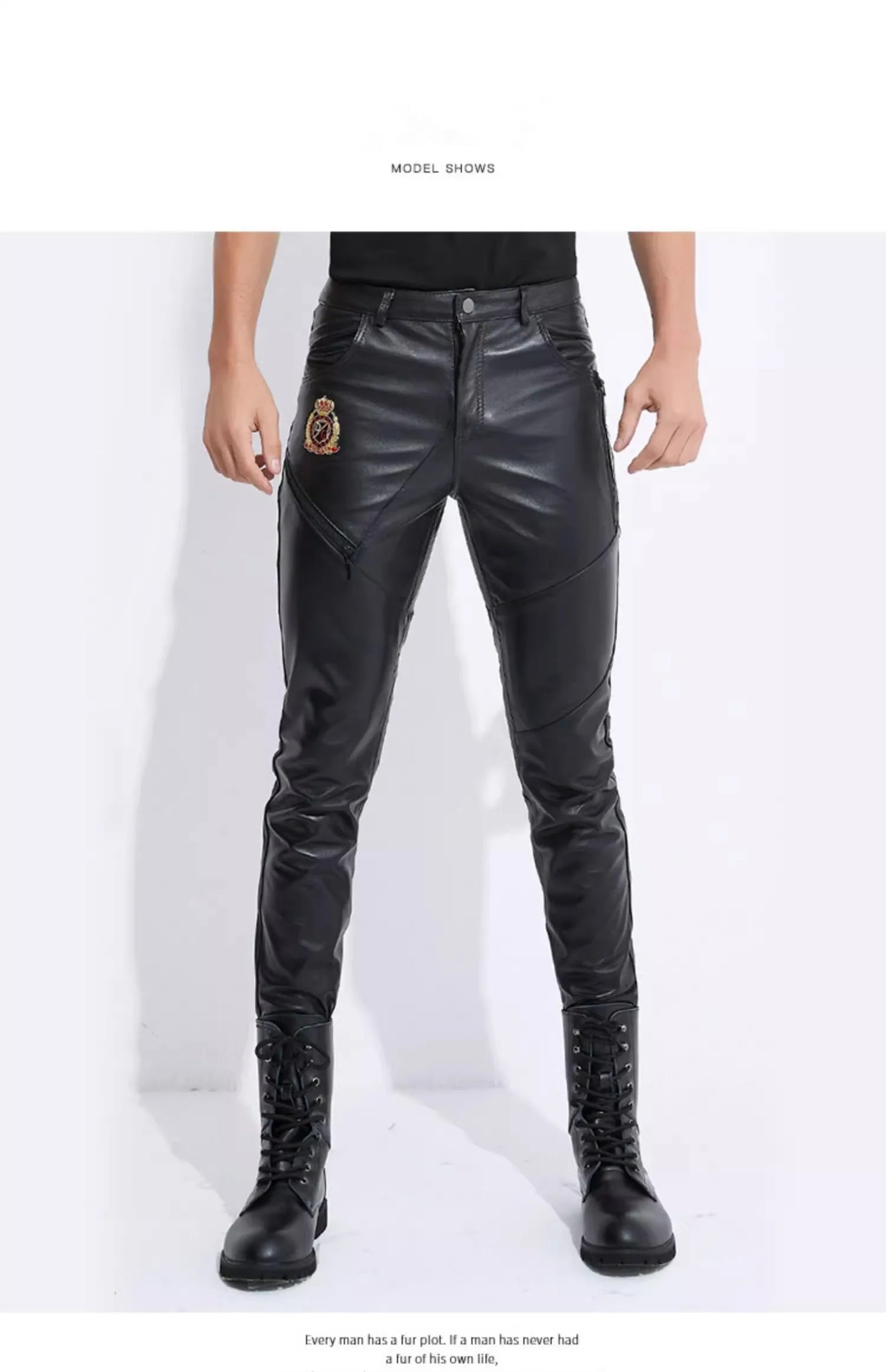 Iron Venom Sheepskin Ride-Lock Moto Pants — Genuine Leather Winter Armor for Street Kings