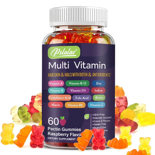 Multivitamin Gummies - Dietary Supplement for Improves Skin, Hair, Nails and Overall Health, Immunity, Enhances Energy Levels
