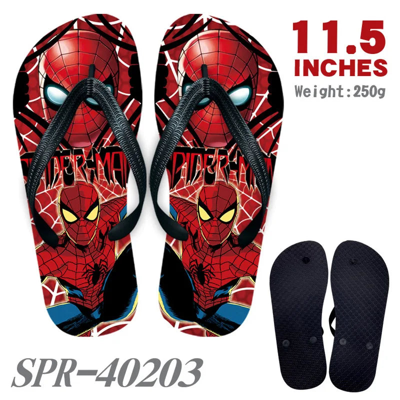 Marvel Superhero Flip Flops – Batman, Hulk, Iron Man, and More | Cartoon Anime Cosplay Sandals, Home Shoes for Men, Women, and Teens - Premium slippers from Lizard Vigilante - Just $29.99! Shop now at Lizard Vigilante