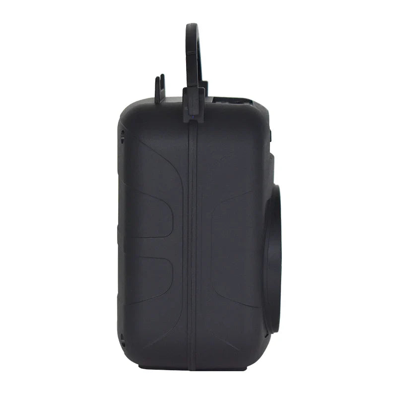 Wireless Bluetooth Speaker with LED Wireless Handheld Speaker Support Wired Microphone/TF Card/U Stick Audio Line Input