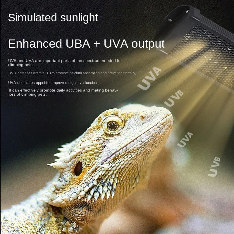 Reptile UVA+UVB Full Spectrum LED UV Lamp 10.0/20.0 Turtle Lizard Snake Light Terrarium Lamp for Reptile Vivarium Calcium Supply - Premium reptile light from Lizard Vigilante - Just $59.99! Shop now at Lizard Vigilante