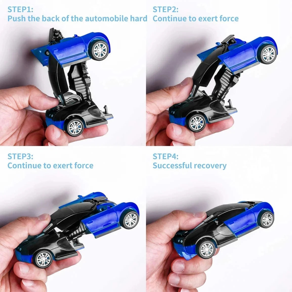 One-Click Transforming Robot Toy Car – Interactive Diecast Shape-Shifting Model for Kids - Premium toy from Lizard Vigilante - Just $23.88! Shop now at Lizard Vigilante