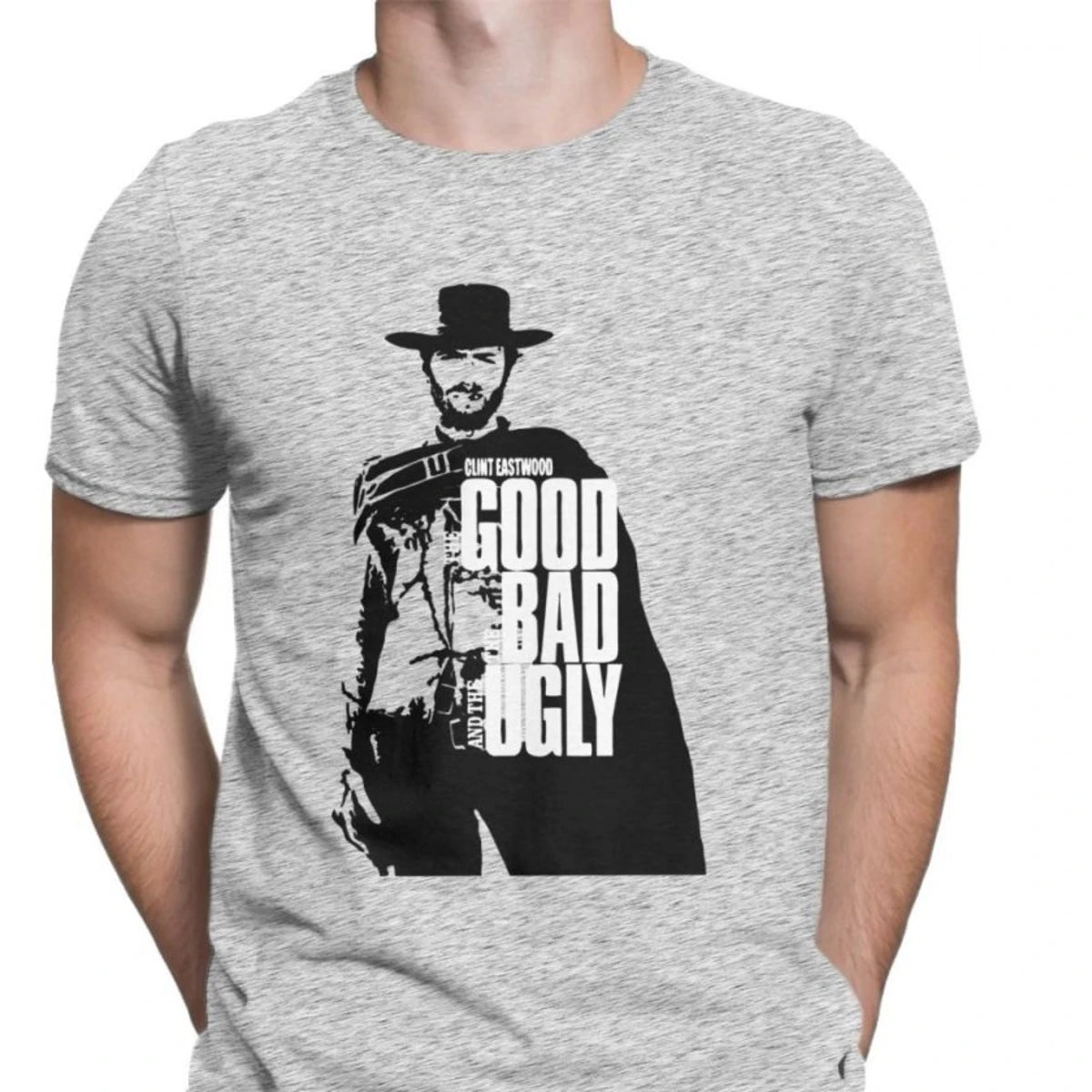 The Good The Bad And The Ugly Tee Shirt Big Size Clothing Novelty Clint Eastwood Tee Shirts Men Cotton T-Shirts - Premium tshirt from Lizard Vigilante - Just $22.49! Shop now at Lizard Vigilante