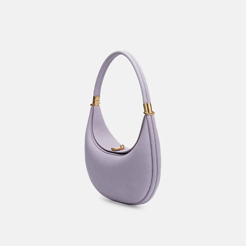 Matsuyue Crescent Designer Handbag – High-Fashion Split Leather Shoulder Bag with 4 Carrying Styles - Premium handbags from Lizard Vigilante - Just $58.88! Shop now at Lizard Vigilante