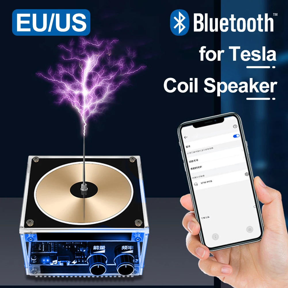 Easy To Use, Tesla Coil Speaker Arc Generator with Bluetooth Connectivity - Premium speakers from Lizard Vigilante - Just $7.99! Shop now at Lizard Vigilante