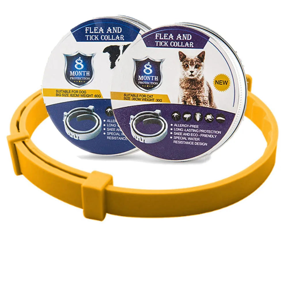 Easy To Use, Dog and Cat Anti-Flea & Tick Collar – 8-Month Protection for Pets - Premium flea collar from Lizard Vigilante - Just $22.88! Shop now at Lizard Vigilante