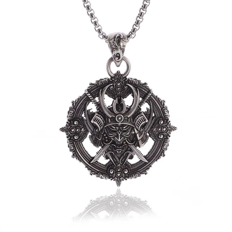 Cool Heavy Bicycle Chain Skull Motorcycles Engine Metal Pendant – Men's Biker Cross Necklace - Premium pendant from Lizard Vigilante - Just $3.99! Shop now at Lizard Vigilante