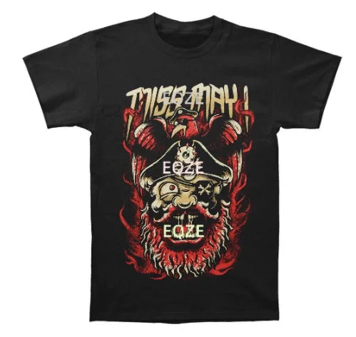 Miss May I Heavy Metal Cotton T-shirt Black Tees Rock T Shirt Harajuku Streetwear Mens Short Sleeve T-shirt Graphic Tees Tops - Premium T-Shirt from Lizard Vigilante - Just $23.99! Shop now at Lizard Vigilante