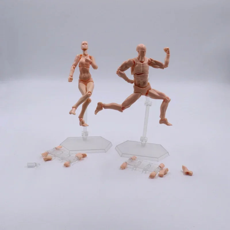Articulated Human Figma Figurine Drawing Sketch People Statues Art Painting Joint Figurine Sculpture Decoration Desk Accessories