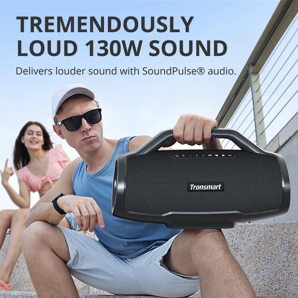 Tronsmart Bang Max Bluetooth Speaker 130W Speaker with 3 Way Sound System, Sync Up 100+ Speakers, APP Control, Guitar/Mic Input - Premium speakers from Lizard Vigilante - Just $279.99! Shop now at Lizard Vigilante