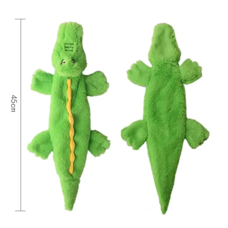 Funny Simulated Animal No Stuffing Dog Toy with Squeakers Durable Stuffingless Plush Squeaky Dog Chew Toy Crinkle Pet Squeak Toy - Premium dog toys from Lizard Vigilante - Just $9.99! Shop now at Lizard Vigilante