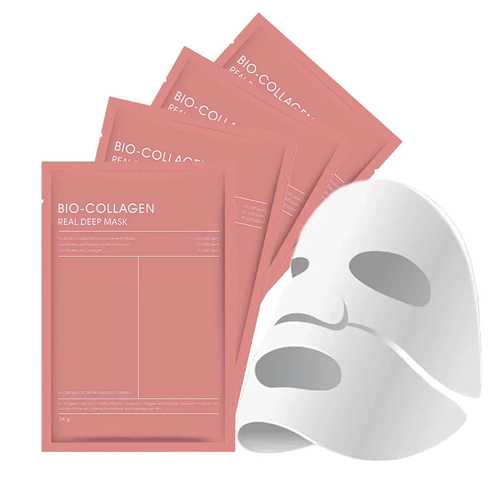 Bio-Collagen Face Mask Collagen Protein Hydrogel Soft Gel Mask Deep Moisturizing For Women Skin Care Products