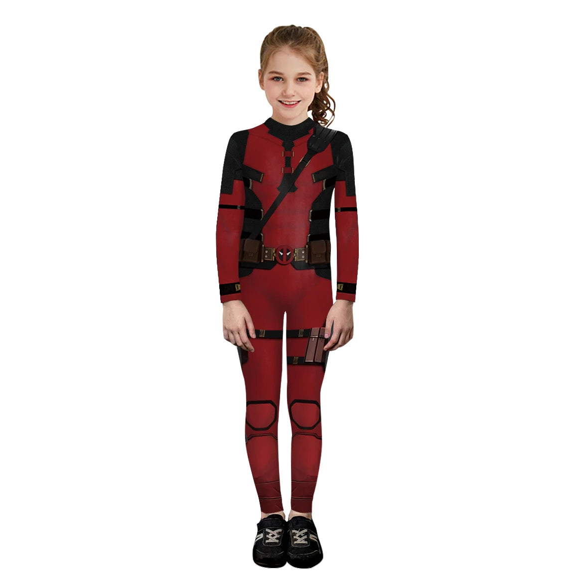 Deadpool Wolverine Cosplay Costume Girls Boys Jumpsuit Halloween Superhero Deadpool 3 Cosplay Zenti Party Bodysuit Children Tops - Premium  from Lizard Vigilante - Just $23.88! Shop now at Lizard Vigilante