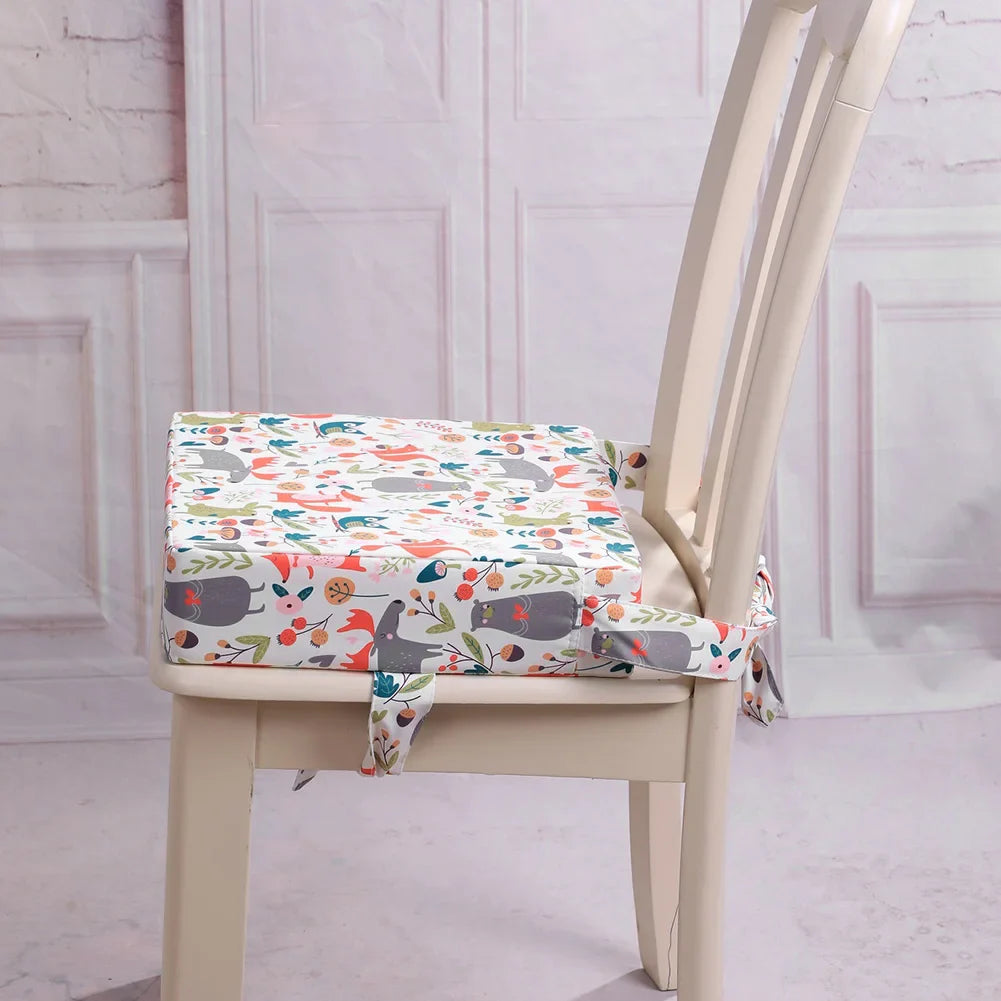 Baby Dining Chair Booster Cushion Removable Kids Highchair Seat Pad Star Chair Heightening Cushion Child Chair Waterproof Seat